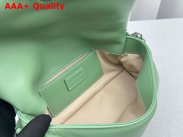 Jacquemus Le Bambimou Puffed Flap Bag in Khaki Soft Padded Leather Replica