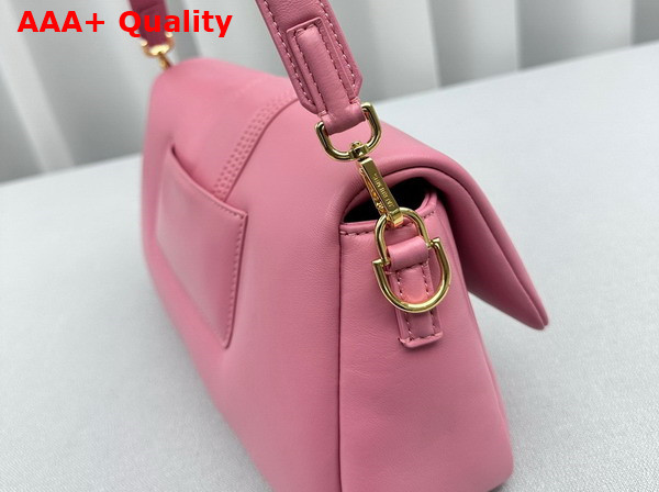 Jacquemus Le Bambimou Puffed Flap Bag in Light Pink Soft Padded Leather Replica