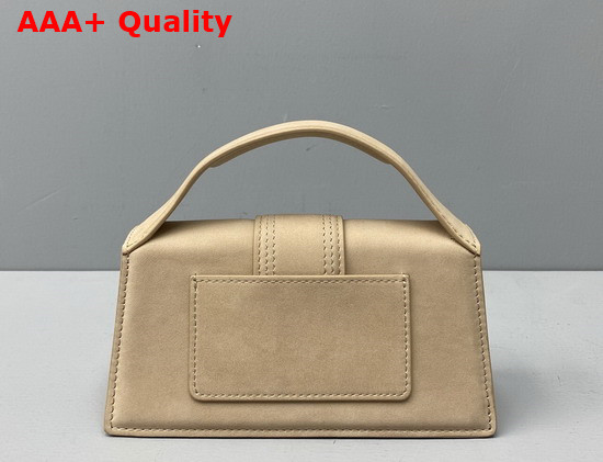Jacquemus Le Bambino Beige Suede Leather Replica