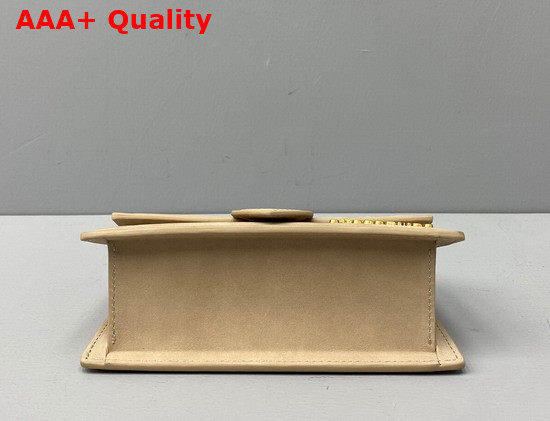 Jacquemus Le Bambino Beige Suede Leather Replica