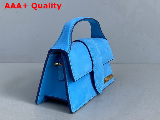 Jacquemus Le Bambino Blue Nubuck Replica