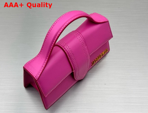 Jacquemus Le Bambino Small Flap Bag in Pink Smooth Leather Replica