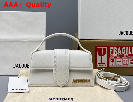 Jacquemus Le Bambino White Leather Replica