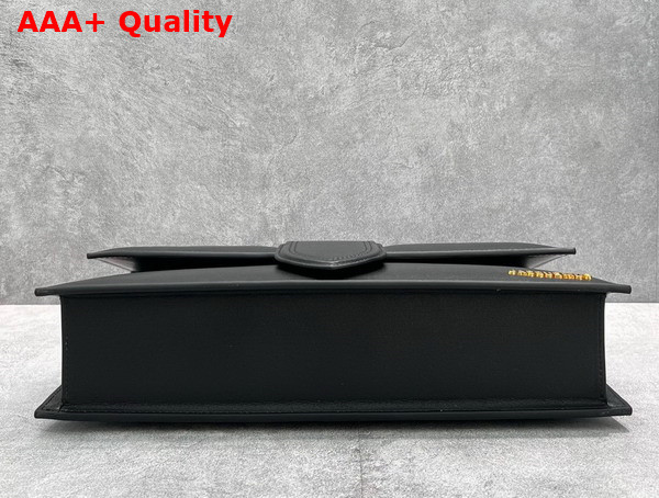 Jacquemus Le Bambinou Envelope Handbag in Black Leather Replica