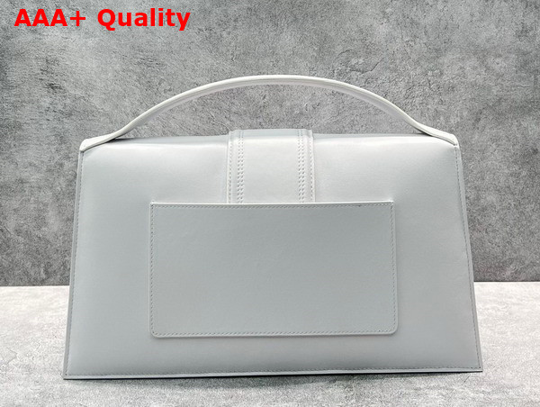 Jacquemus Le Bambinou Envelope Handbag in White Leather Replica
