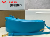 Jacquemus Le Bomba Ark Shaped Bag Turquoise Replica