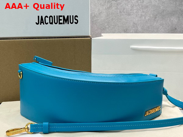 Jacquemus Le Bomba Ark Shaped Bag Turquoise Replica