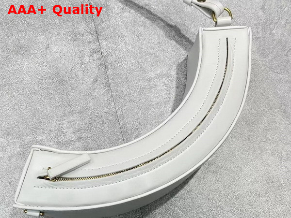 Jacquemus Le Bomba Ark Shaped Bag White Replica