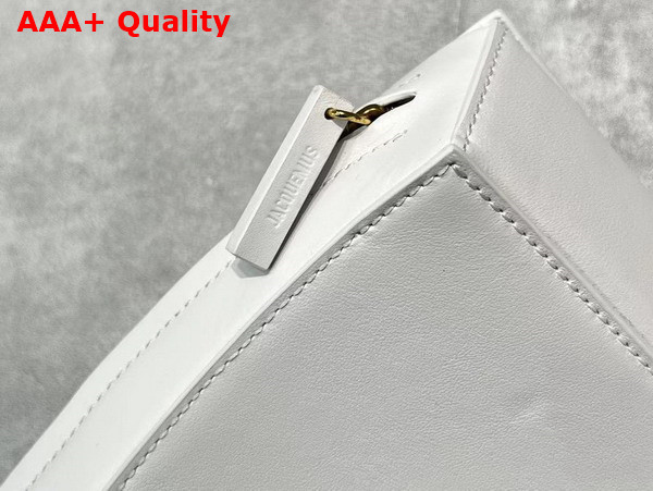 Jacquemus Le Bomba Ark Shaped Bag White Replica