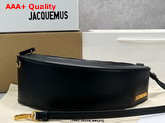 Jacquemus Le Bomba Ark Shaped Bag in Black Replica