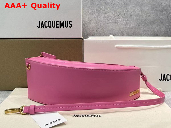 Jacquemus Le Bomba Ark Shaped Bag in Pink Replica