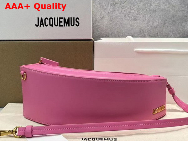 Jacquemus Le Bomba Ark Shaped Bag in Pink Replica