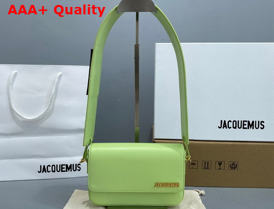 Jacquemus Le Carinu Light Green Leather Replica