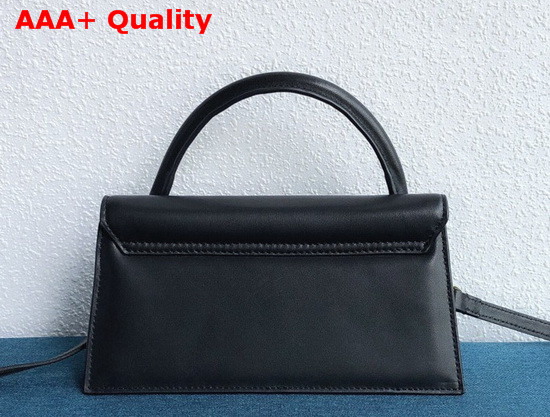 Jacquemus Le Chiquito Long Bag in Black Leather Replica