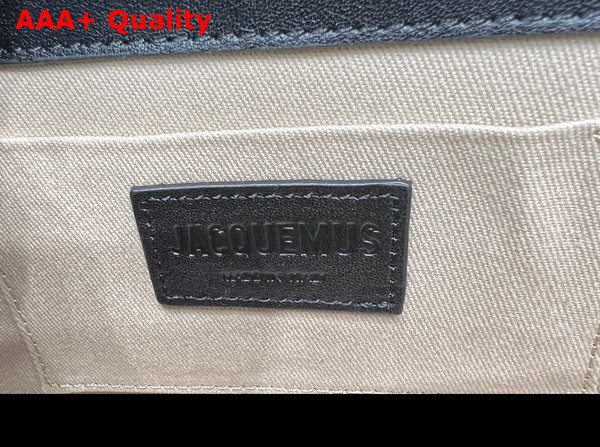 Jacquemus Le Chiquito Long Leather Handbag in Black Replica