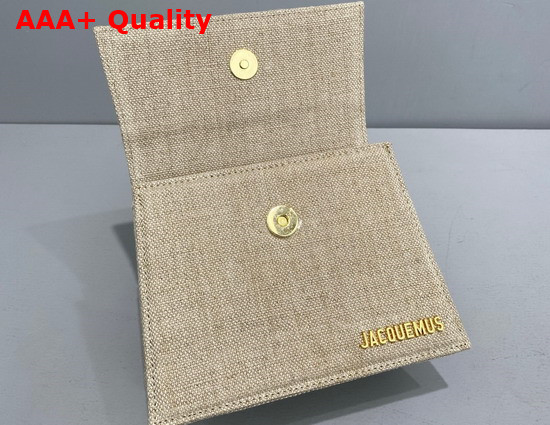 Jacquemus Le Chiquito Moyen Beige Linen Replica