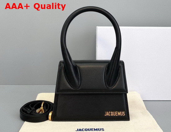 Jacquemus Le Chiquito Moyen Black Leather Replica