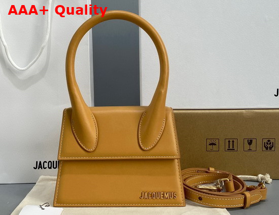 Jacquemus Le Chiquito Moyen Orange Leather Replica