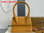 Jacquemus Le Chiquito Moyen Orange Leather Replica