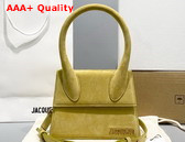 Jacquemus Le Chiquito Moyen Orange Suede Leather Replica