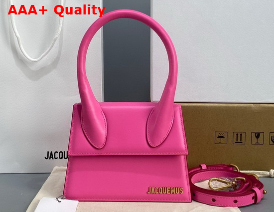 Jacquemus Le Chiquito Moyen Pink Leather Replica