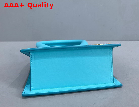 Jacquemus Le Chiquito Moyen Turquoise Leather Replica