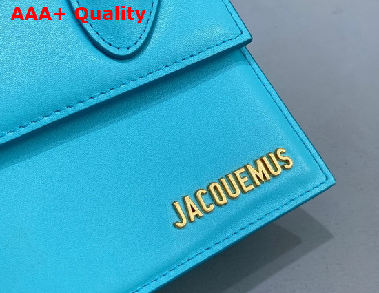 Jacquemus Le Chiquito Moyen Turquoise Leather Replica