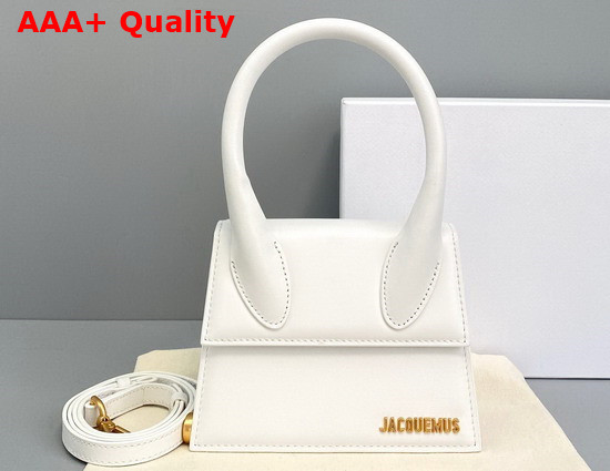 Jacquemus Le Chiquito Moyen White Leather Replica