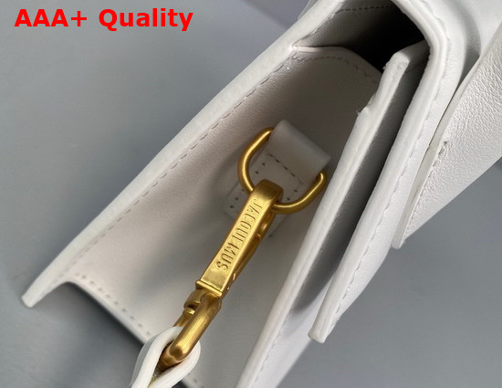 Jacquemus Le Chiquito Moyen White Leather Replica