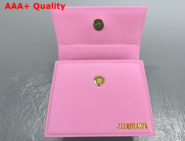 Jacquemus Le Chiquito Noeud Les Classiques Coiled Handbag in Light Pink Smooth Leather Replica