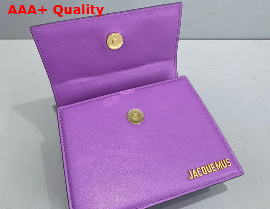 Jacquemus Le Chiquito Noeud Light Purple Leather Replica