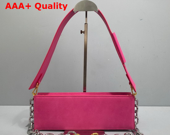 Jacquemus Le Ciuciu Rose Pop Pink Suede Leather Replica
