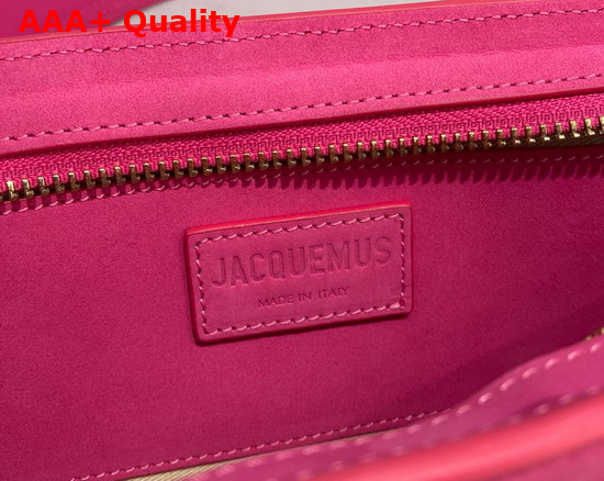Jacquemus Le Ciuciu Rose Pop Pink Suede Leather Replica