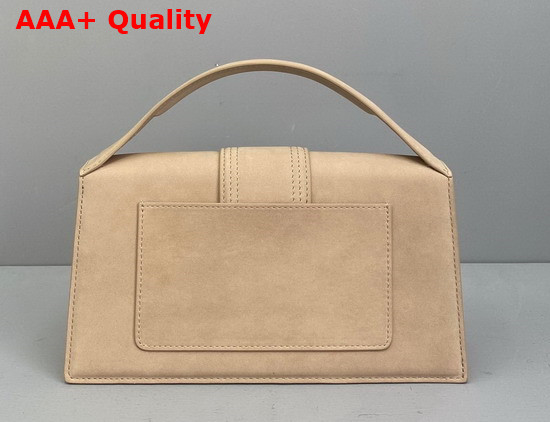 Jacquemus Le Grand Bambino Beige Suede Leather Replica