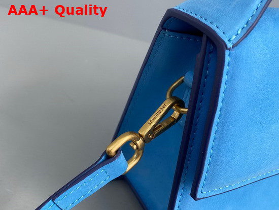 Jacquemus Le Grand Bambino Blue Nubuck Replica