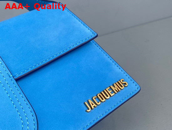 Jacquemus Le Grand Bambino Blue Nubuck Replica