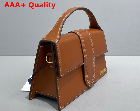 Jacquemus Le Grand Bambino Brown Leather Replica