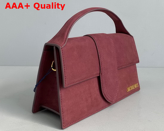 Jacquemus Le Grand Bambino Dark Brown Suede Leather Replica