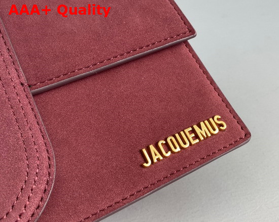 Jacquemus Le Grand Bambino Dark Brown Suede Leather Replica