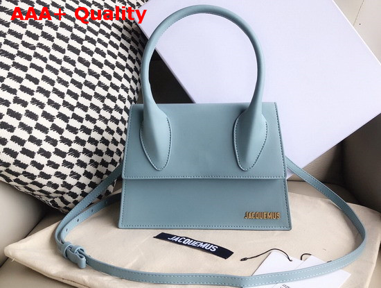 Jacquemus Le Grand Chiquito Bag in Baby Blue Leather Replica