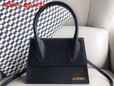 Jacquemus Le Grand Chiquito Bag in Black Leather Replica