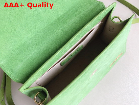 Jacquemus Le Grand Chiquito Bag in Green Suede Leather Replica