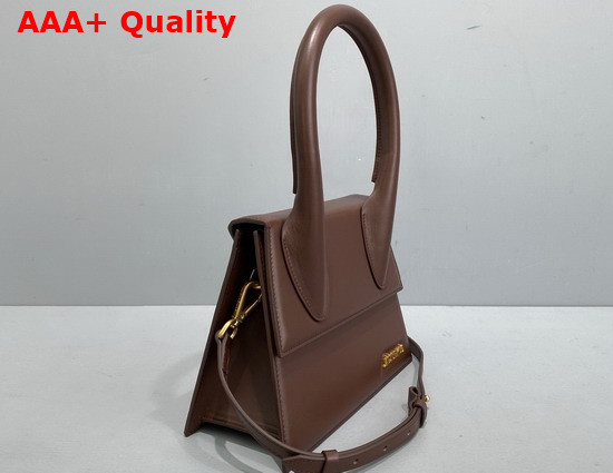 Jacquemus Le Grand Chiquito Dark Brown Leather Replica