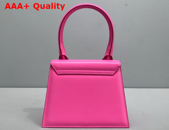 Jacquemus Le Grand Chiquito Large Leather Handbag in Pink Replica