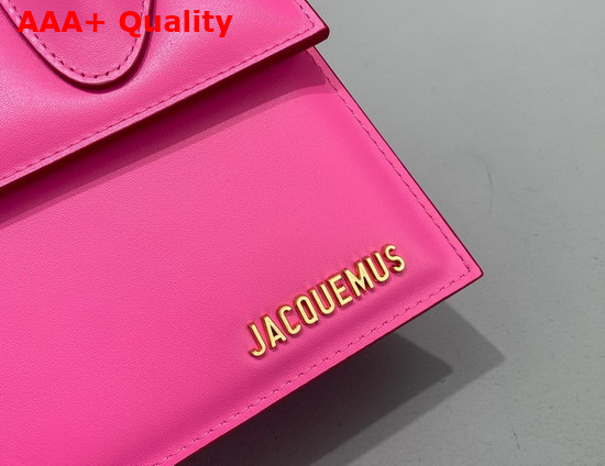 Jacquemus Le Grand Chiquito Large Leather Handbag in Pink Replica