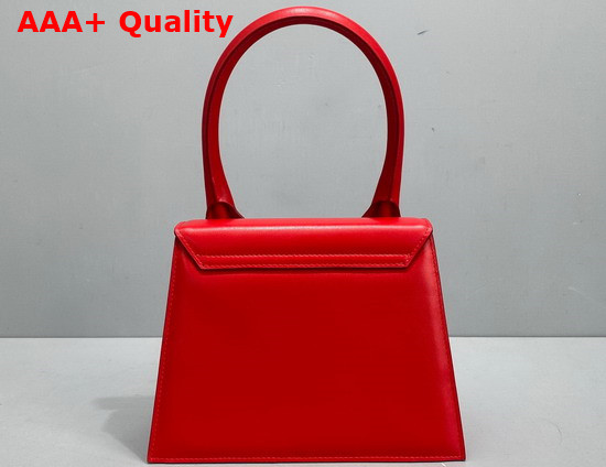 Jacquemus Le Grand Chiquito Large Leather Handbag in Red Replica