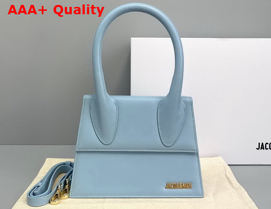 Jacquemus Le Grand Chiquito Sky Blue Leather Replica