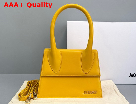 Jacquemus Le Grand Chiquito Yellow Leather Replica