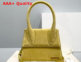 Jacquemus Le Grand Chiquito Yellow Suede Leather Replica