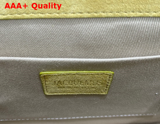 Jacquemus Le Grand Chiquito Yellow Suede Leather Replica
